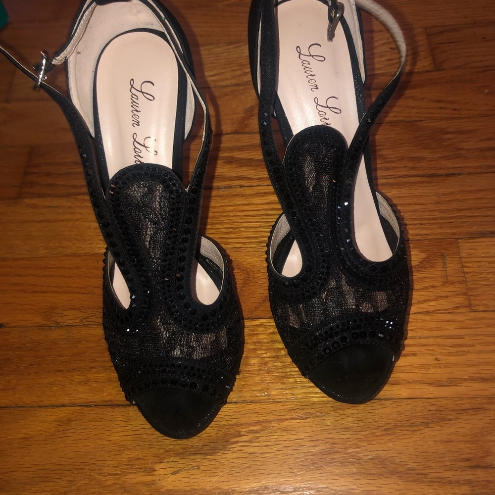 Black Lace heels
